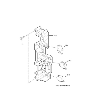 Latch board parts
