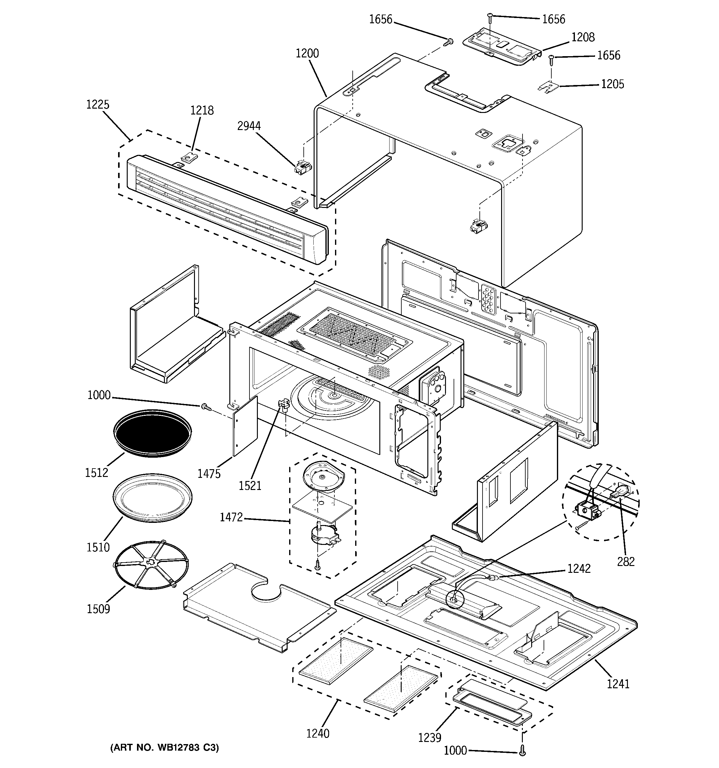 OVEN CAVITY PARTS