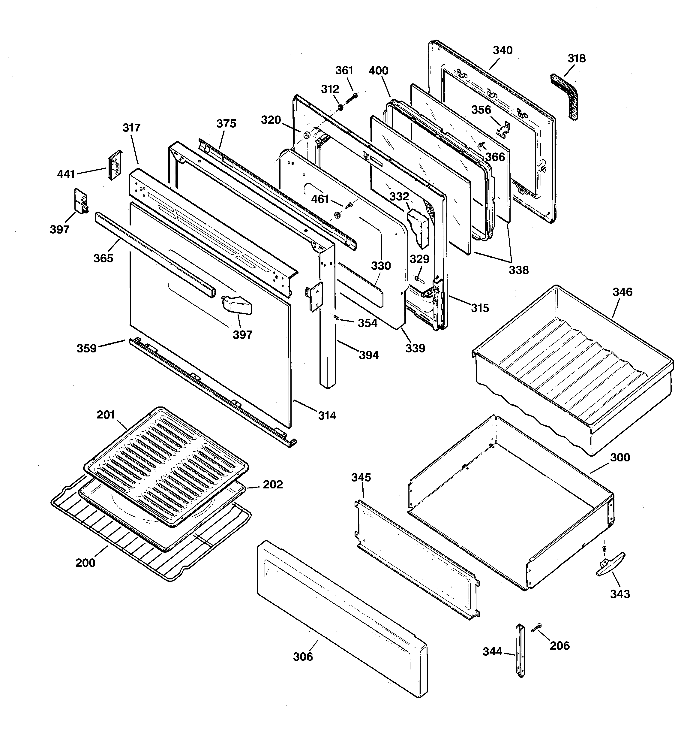 Door & drawer parts