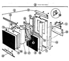 Thermador TMC28 complete door assembly diagram