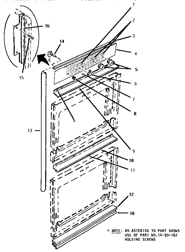 Trims, deflector and control panel