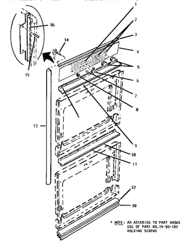 Trims, deflector and control panel