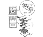 Thermador CT130 removeable oven parts diagram