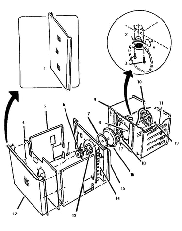 Oven liner and module
