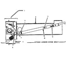 Thermador CT130 motorized latch assembly diagram