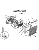Oven door assembly