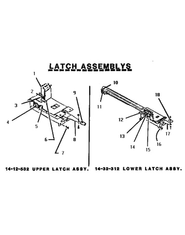 Latch assemblies