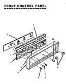 Front control panel