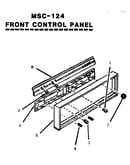 Front control panel (msc124)