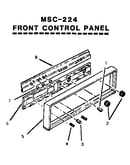 Front control panel (msc224)