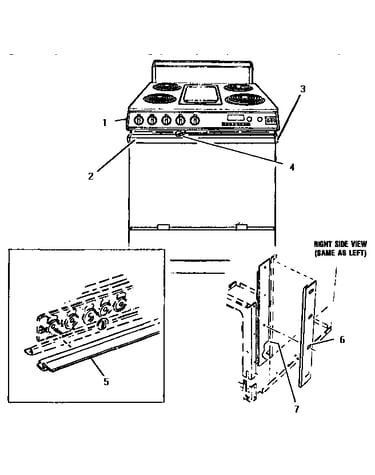 Control panel & heat shield