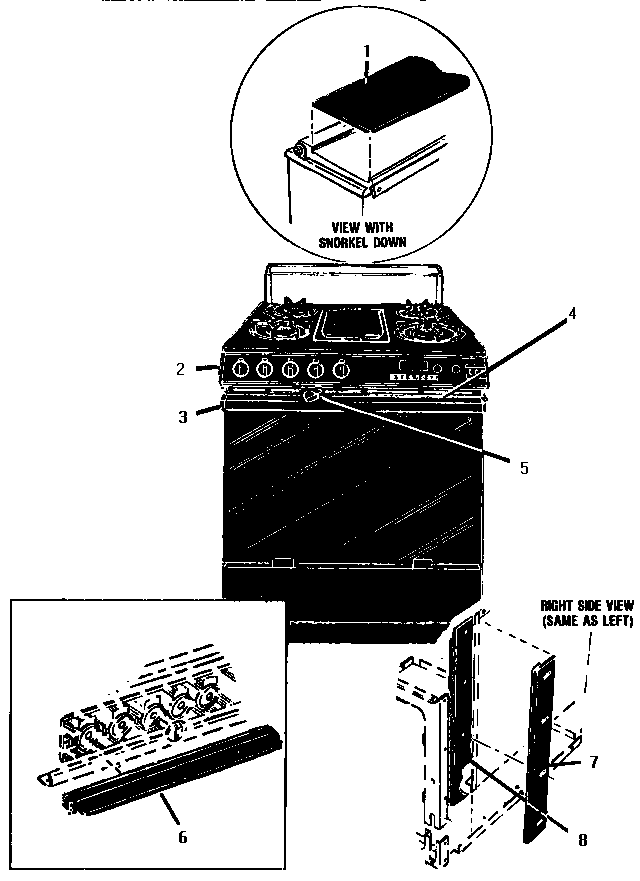 Control panel and heat shield