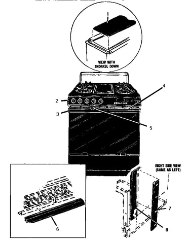 Control panel and heat shield