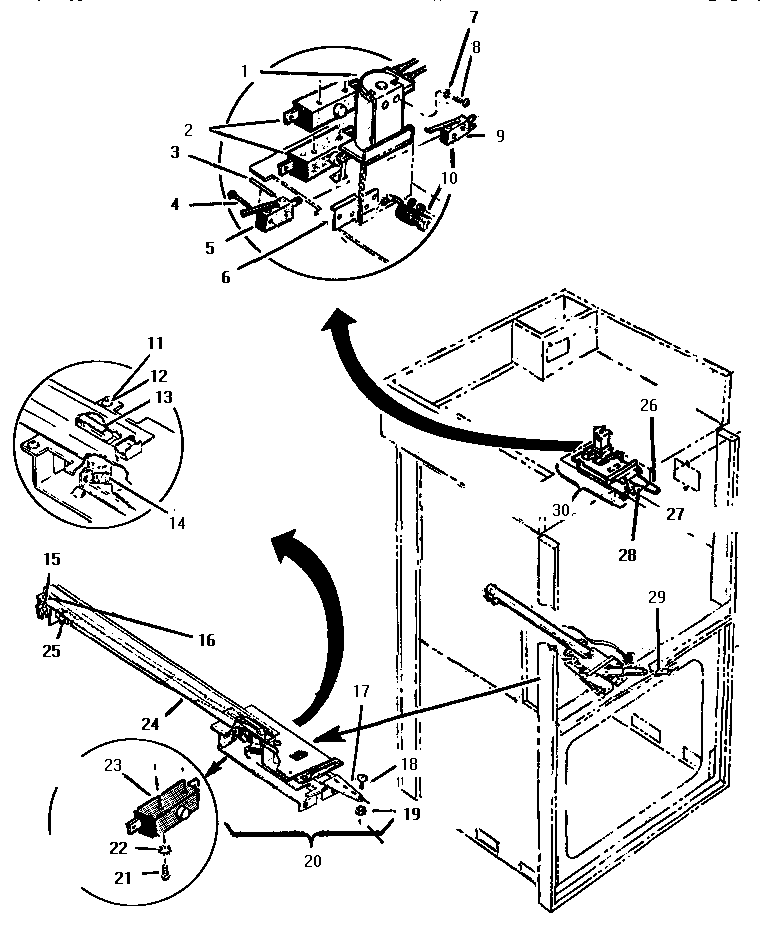 Latch assemblies