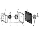 Thermador CMT231-01 convection blower diagram
