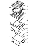 Rack, elements & pan assembly
