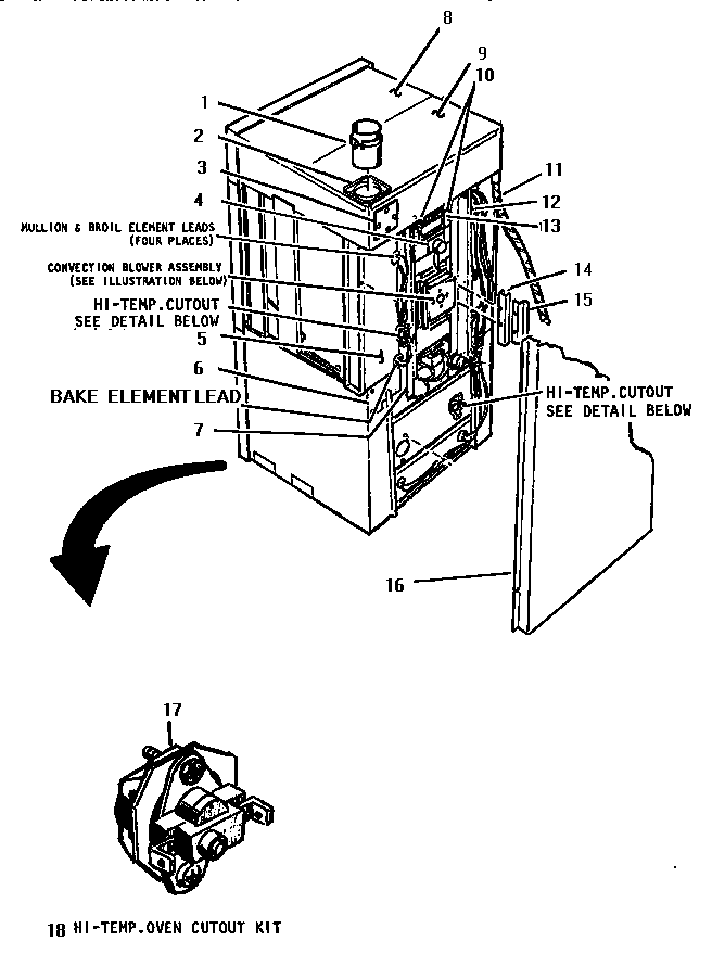 Rear body