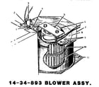 Thermador CMT231S blower assembly diagram