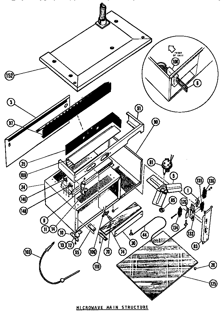 Microwave main structure