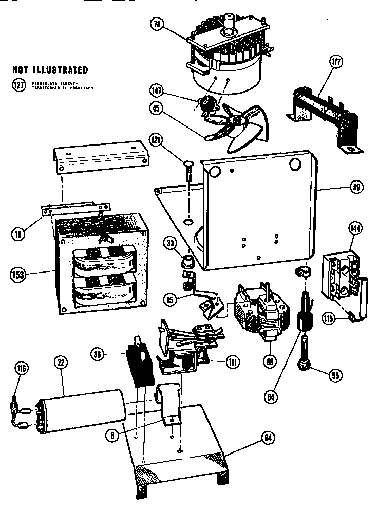 Microwave power section