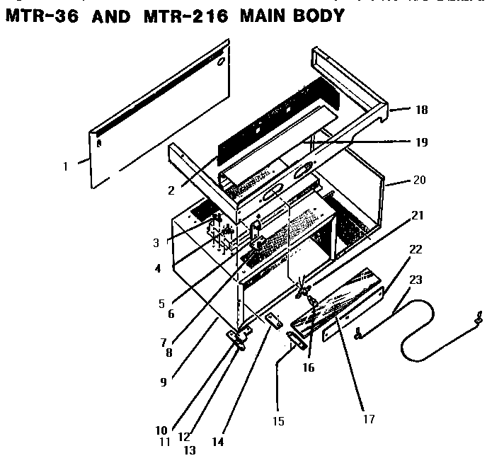 MAIN BODY (MTR-216) (MTR-36)