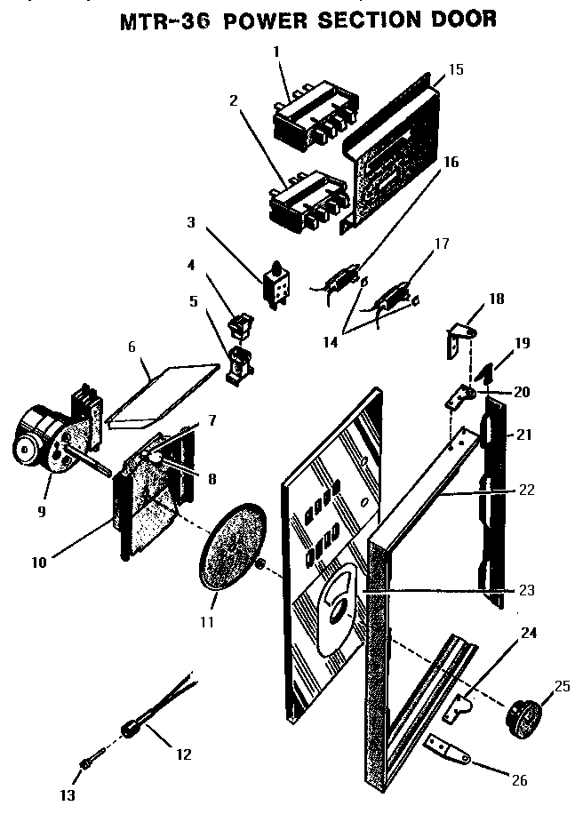 POWER SECTION DOOR (MTR-36)