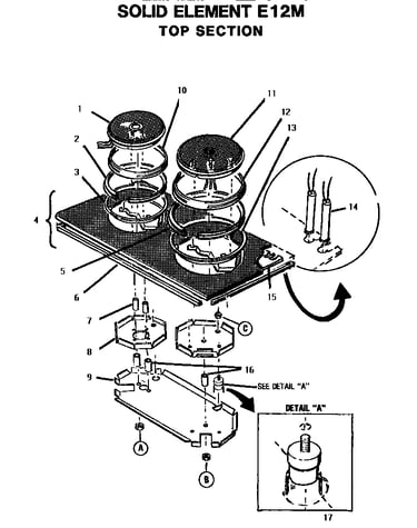 Solid element, top section (e12m)