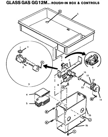 Rough-in box and controls (gg12m)
