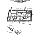 Thermador CR30W element support bracket assemblies diagram