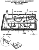 Element support bracket assemblies