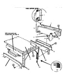 Base and toeplate assemblies, rear view