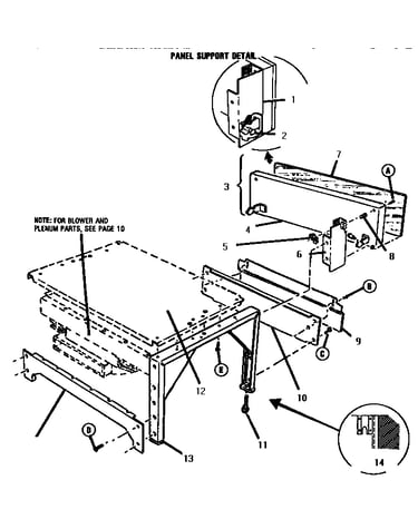 Base and toeplate assemblies, rear view