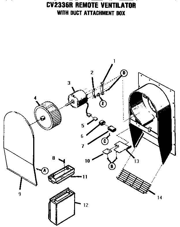 Remote ventilator
