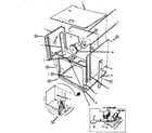 Thermador ESC30B oven body assembly, front view diagram