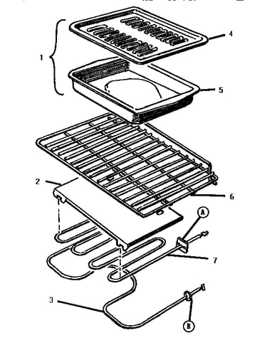 Racks, elements & pan assembly