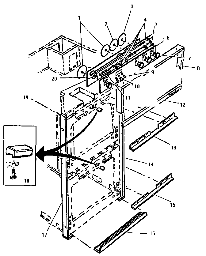 Trim, deflectors & control panel