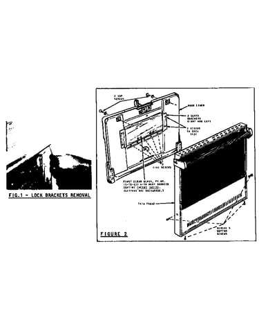 Oven door disassembly