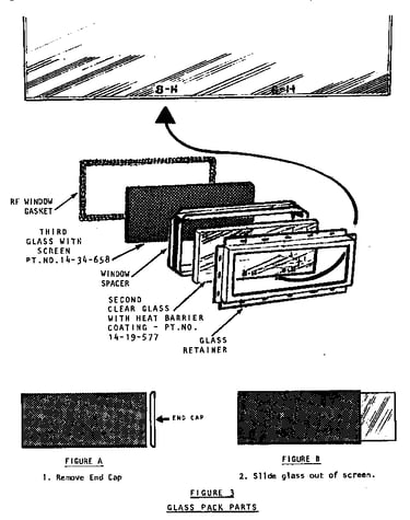 Microwave door
