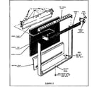 Thermador CMT2BGSD door front disassembly diagram