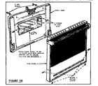 Thermador CMT2BGSD self-cleaning door disassembly diagram