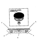 Burner caps assembly (ggs30) (ggs30w) (ggs36) (ggs365) (ggs365w) (ggs36w)