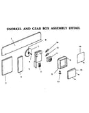 Snorkel and gear box assembly (ggs30) (ggs30w) (ggs36) (ggs365) (ggs365w) (ggs36w)