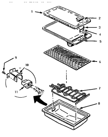 Griddle assembly- image