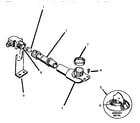 Thermador SGT3001 burner pipe diagram