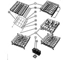 Thermador 100 basket assemblies diagram