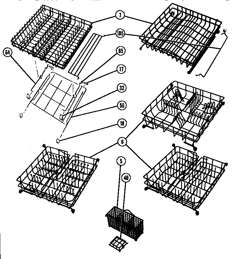 Basket assemblies