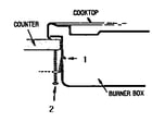 Thermador CVSE36B hold-down brackets diagram