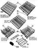 Basket assemblies (cp410) (cp510) (cp610) (cp710) (cp750) (cp910) (cp950) (dn410) (dn610) (do810) (dp410) (dp610) (du410) (du610) (du810) (sp510) (sp710) (sp750) (sp910) (sp950) (ss510) (ss710) (ss750) (ss910)