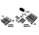 Thermador SS787000 baskets diagram