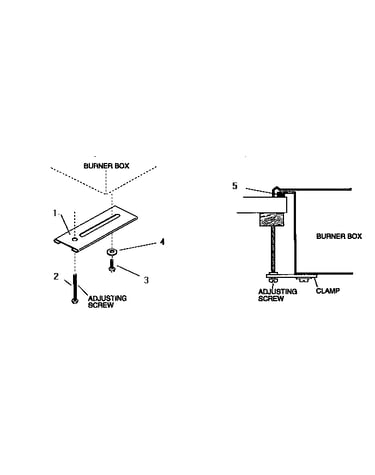 Hold-down bracket (sgs30b) (sgs30s) (sgs30w) (sgs36gb) (sgs36gs) (sgs36gw)